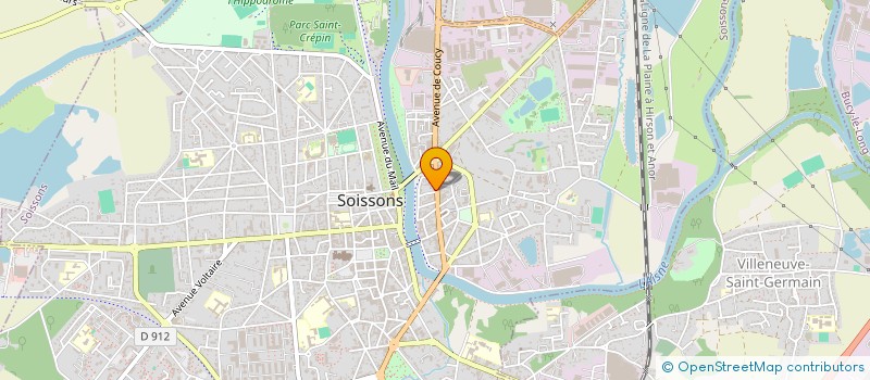 localisation de l'entreprise ENGAMOUS  SOISSONS