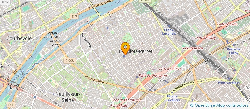 localisation de l'entreprise ENGEL FRERES à LEVALLOIS-PERRET