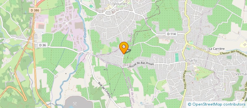 localisation de l'entreprise ENGENEERING HABITAT  CHARLY