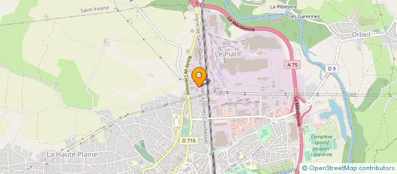 localisation de l'entreprise ENGEPE  ISSOIRE