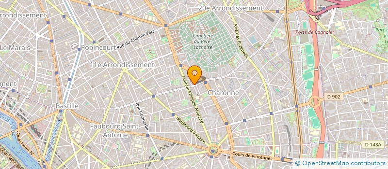 localisation de l'entreprise ENGEU ILE DE FRANCE  PARIS