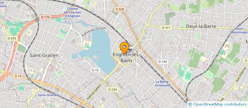 localisation de l'entreprise ENGHIEN SOLEIL à ENGHIEN-LES-BAINS