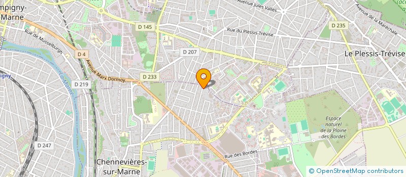 localisation de l'entreprise ENGHIEN VAP à CHENNEVIERES-SUR-MARNE