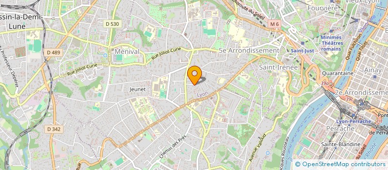 localisation de l'entreprise ENGI TECHNOLOGIES à LYON
