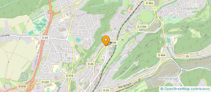 localisation de l'entreprise ENGID à LONGWY
