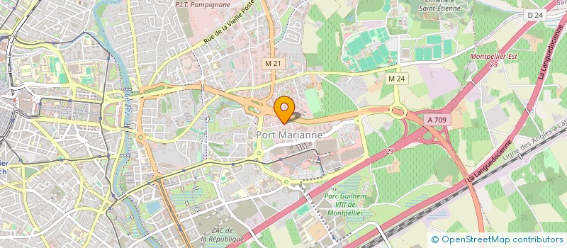 localisation de l'entreprise ENGIE GREEN CHEMIN DU BOIS HUBERT EST à MONTPELLIER