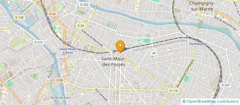 localisation de l'entreprise ENGIF - PARTICIPATION ET DEVELOPPEMENT à SAINT-MAUR-DES-FOSSES