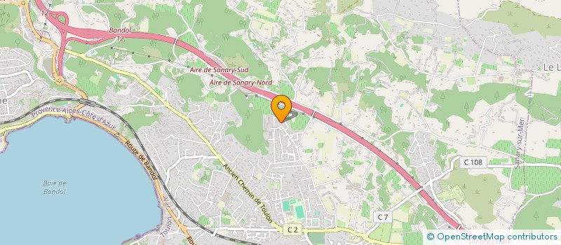 localisation de l'entreprise ENGIGI  SANARY-SUR-MER