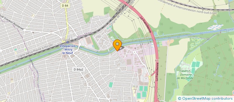 localisation de l'entreprise ENGIN AKYUREK FRANCE  VILLEPARISIS