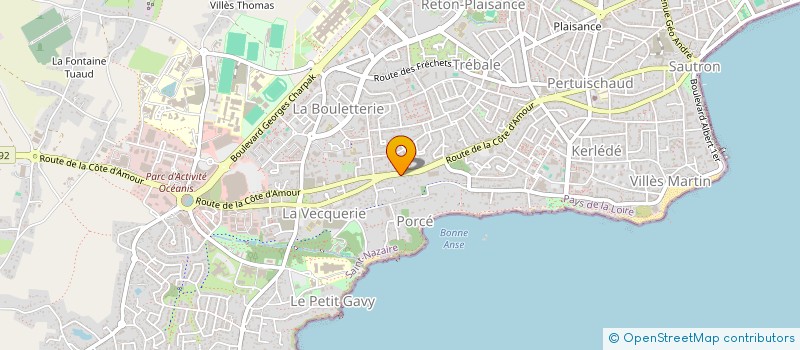 localisation de l'entreprise ENGINAIR à SAINT-NAZAIRE