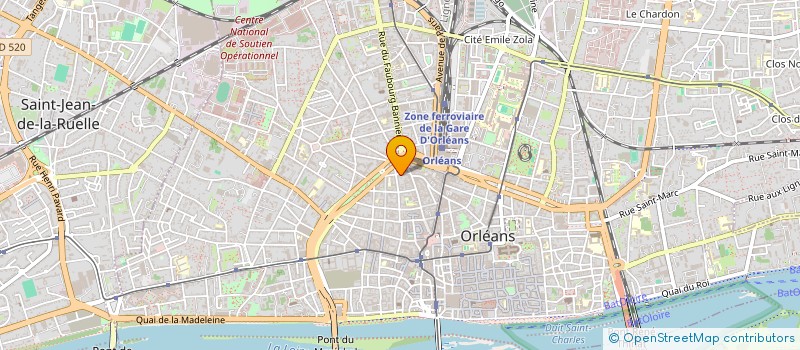 localisation de l'entreprise ENGINE à ORLEANS