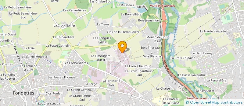 localisation de l'entreprise ENGINEERING DATA à FONDETTES