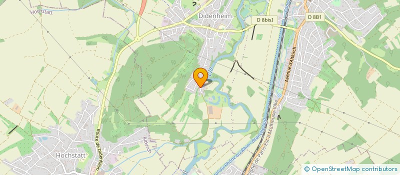 localisation de l'entreprise ENGINEERING HYDROTECHNIQUE ENVIRONNEMENT  BRUNSTATT-DIDENHEIM