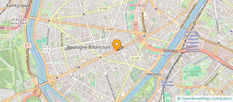 localisation de l'entreprise ENGINEERING IMMOBILIER FONCIER à BOULOGNE-BILLANCOURT