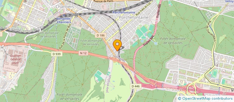 localisation de l'entreprise ENGINEERING PERFORMANCE CONSULTING à VERSAILLES