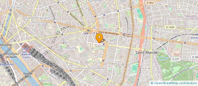 localisation de l'entreprise ENGINEERING REALIS INDUSTRIE BATIMENT à PARIS