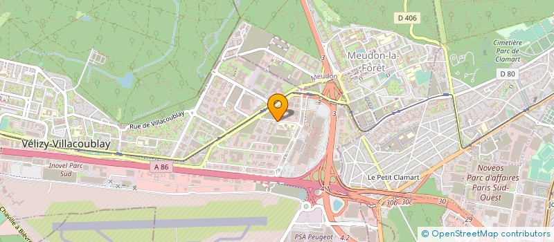 localisation de l'entreprise ENGINEERING RESEAUX COMMUNICATIONS à VELIZY-VILLACOUBLAY