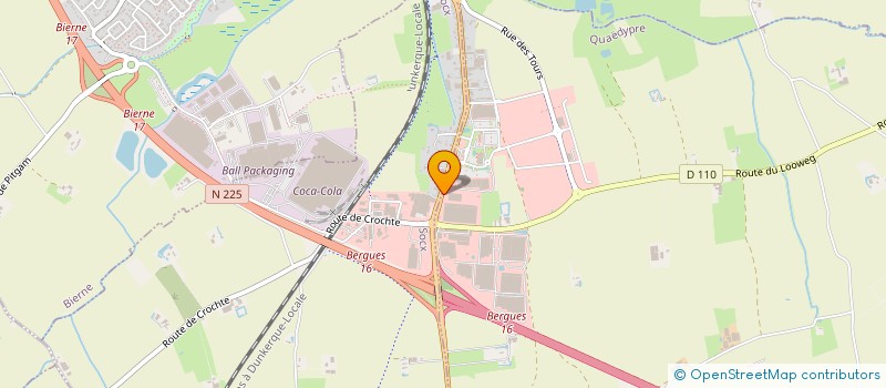 localisation de l'entreprise ENGINEERING TUYAUTERIE ET BATIMENTS INDUSTRIELS  QUAEDYPRE