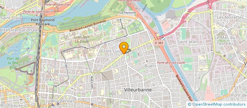 localisation de l'entreprise ENGINEERISS à VILLEURBANNE