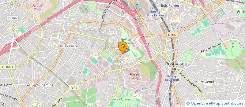 localisation de l'entreprise ENGINEERS, BOOKING & RECORDINGS à ROSNY-SOUS-BOIS
