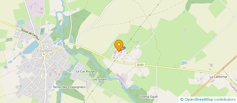 localisation de l'entreprise ENGINIUS à COULLONS