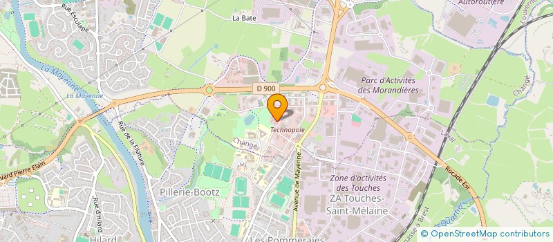 localisation de l'entreprise ENGINIUS FORMATION ET RECRUTEMENT à CHANGE