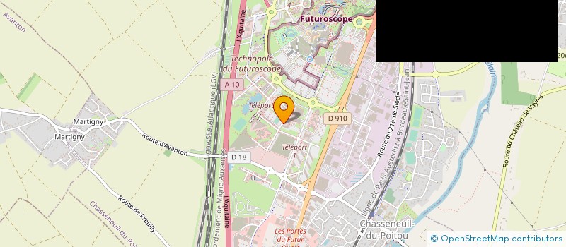 localisation de l'entreprise ENGINN SOFTWARE à CHASSENEUIL-DU-POITOU