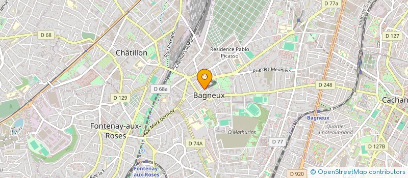 localisation de l'entreprise ENGINS LOCATION SERVICE à BAGNEUX