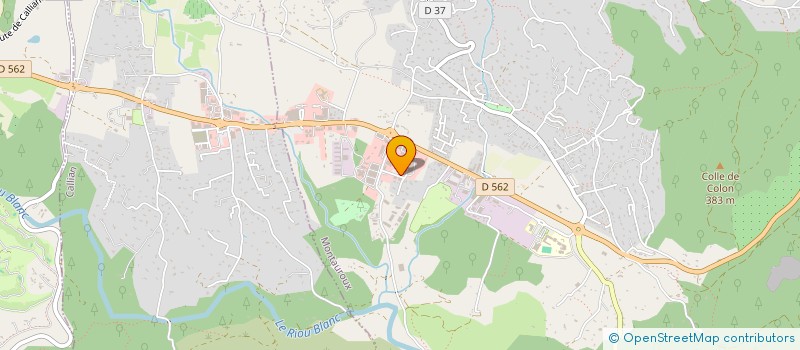 localisation de l'entreprise ENGINS TP DISTRIBUTION  MONTAUROUX