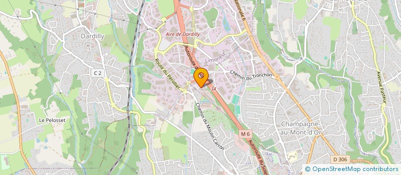 localisation de l'entreprise ENGINUS  CHAMPAGNE-AU-MONT-D OR