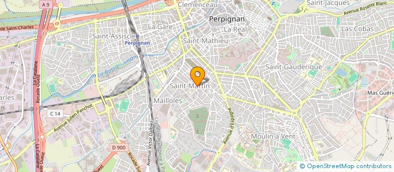 localisation de l'entreprise ENGLE  PERPIGNAN