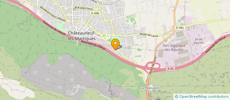 localisation de l'entreprise ENGLISH CLUB AND CAMPS à CHATEAUNEUF-LES-MARTIGUES