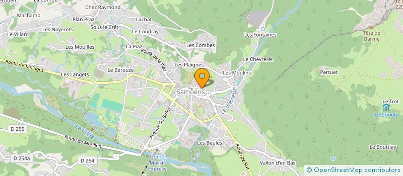 localisation de l'entreprise ENGLISH CLUB SAMOENS à SAMOENS