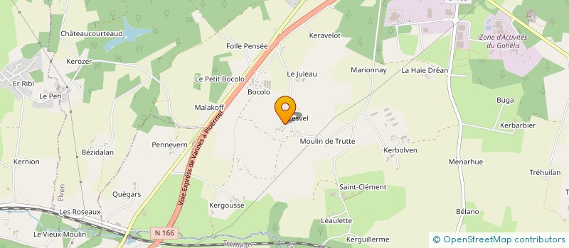 localisation de l'entreprise ENGLISH CORNER ELVEN  ELVEN