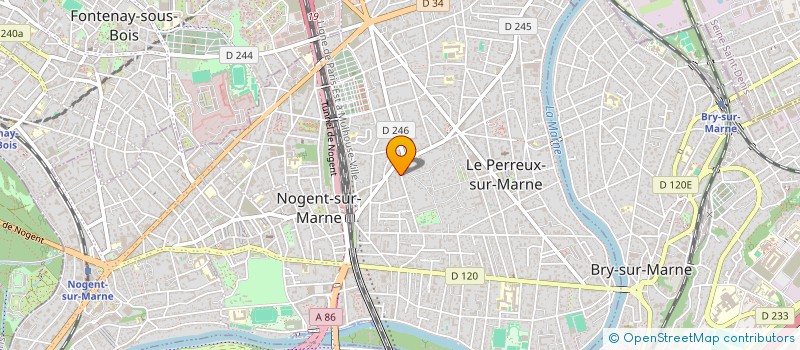 localisation de l'entreprise ENGLISH & EVENTS à LE PERREUX-SUR-MARNE