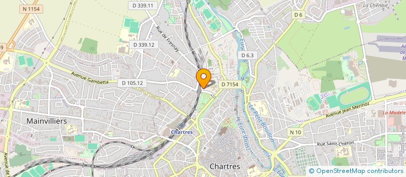 localisation de l'entreprise ENGLISH LANGUAGE CENTRE FRANCE à CHARTRES