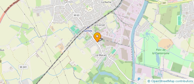 localisation de l'entreprise ENGLISH LEARNING LAB à SANTES