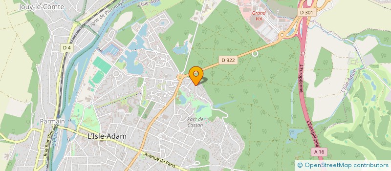 localisation de l'entreprise ENGLISH RESULTS à L'ISLE-ADAM