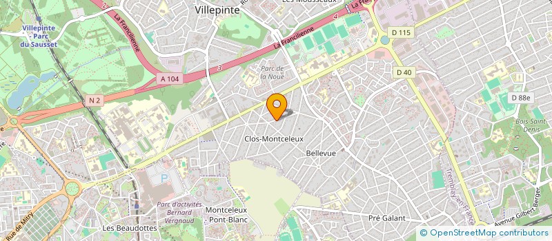 localisation de l'entreprise ENGLISH SCHOOL à VILLEPINTE