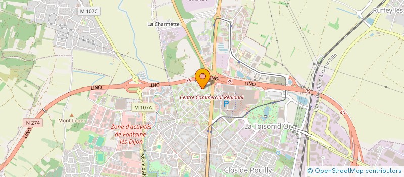 localisation de l'entreprise ENGLISH VILLAGE à DIJON