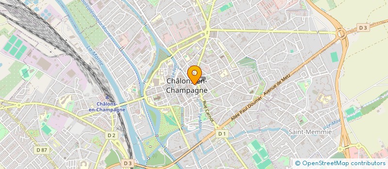 localisation de l'entreprise ENGLISH & YOU à CHALONS-EN-CHAMPAGNE
