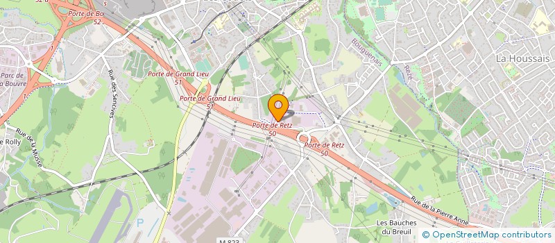 localisation de l'entreprise ENGMAR à BOUGUENAIS