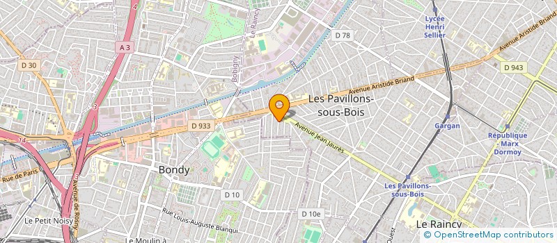 localisation de l'entreprise ENGONGA 1 SCI à LES PAVILLONS-SOUS-BOIS