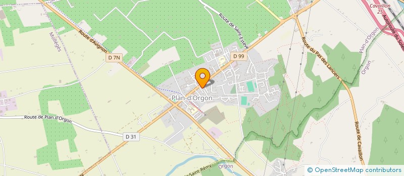 localisation de l'entreprise ENGRAIS LEON GROS à PLAN D'ORGON