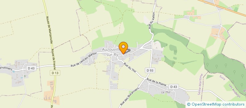 localisation de l'entreprise ENGRAND PERE ET FILS  AUZOUVILLE-SUR-RY