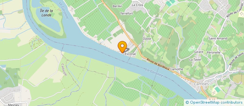 localisation de l'entreprise ENGREEN à BORDEAUX