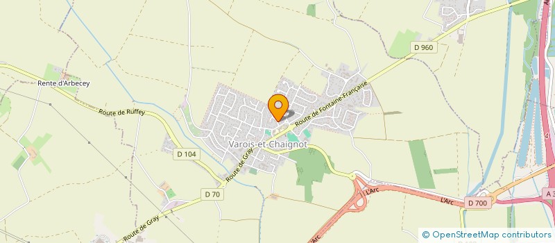 localisation de l'entreprise ENGRENAGE  VAROIS-ET-CHAIGNOT