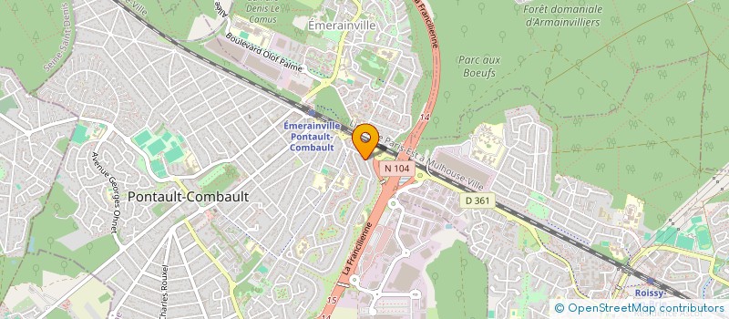 localisation de l'entreprise ENGSYS  PONTAULT-COMBAULT