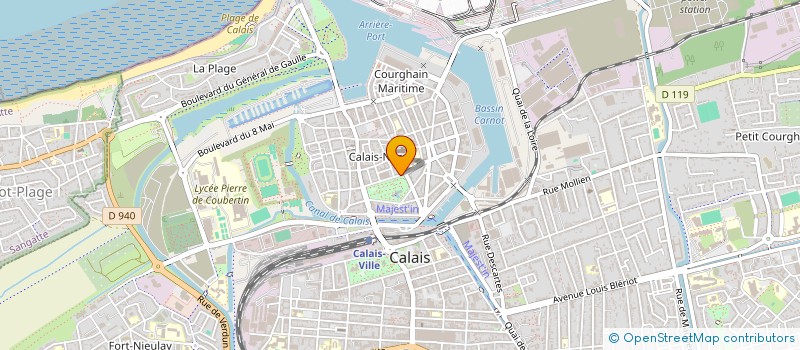 localisation de l'entreprise ENGUERRAND & C  CALAIS