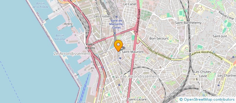 localisation de l'entreprise ENGUUN à MARSEILLE